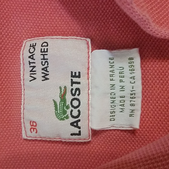 🔥🔥Lacoste Vintage Washed Polo - Picture 3 of 7